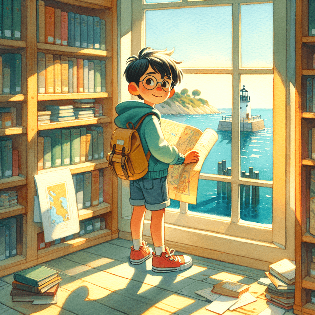 Leo and the Missing Lighthouse Map cover